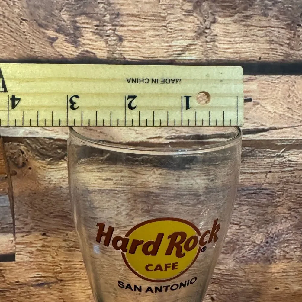 Hard Rock Cafe San Antonio Pilsner Beer Glass 8